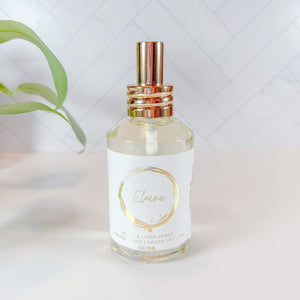 Elaine Room & Linen Spray | Scent notes of Bulgarian Rose, Iris, & Cedar